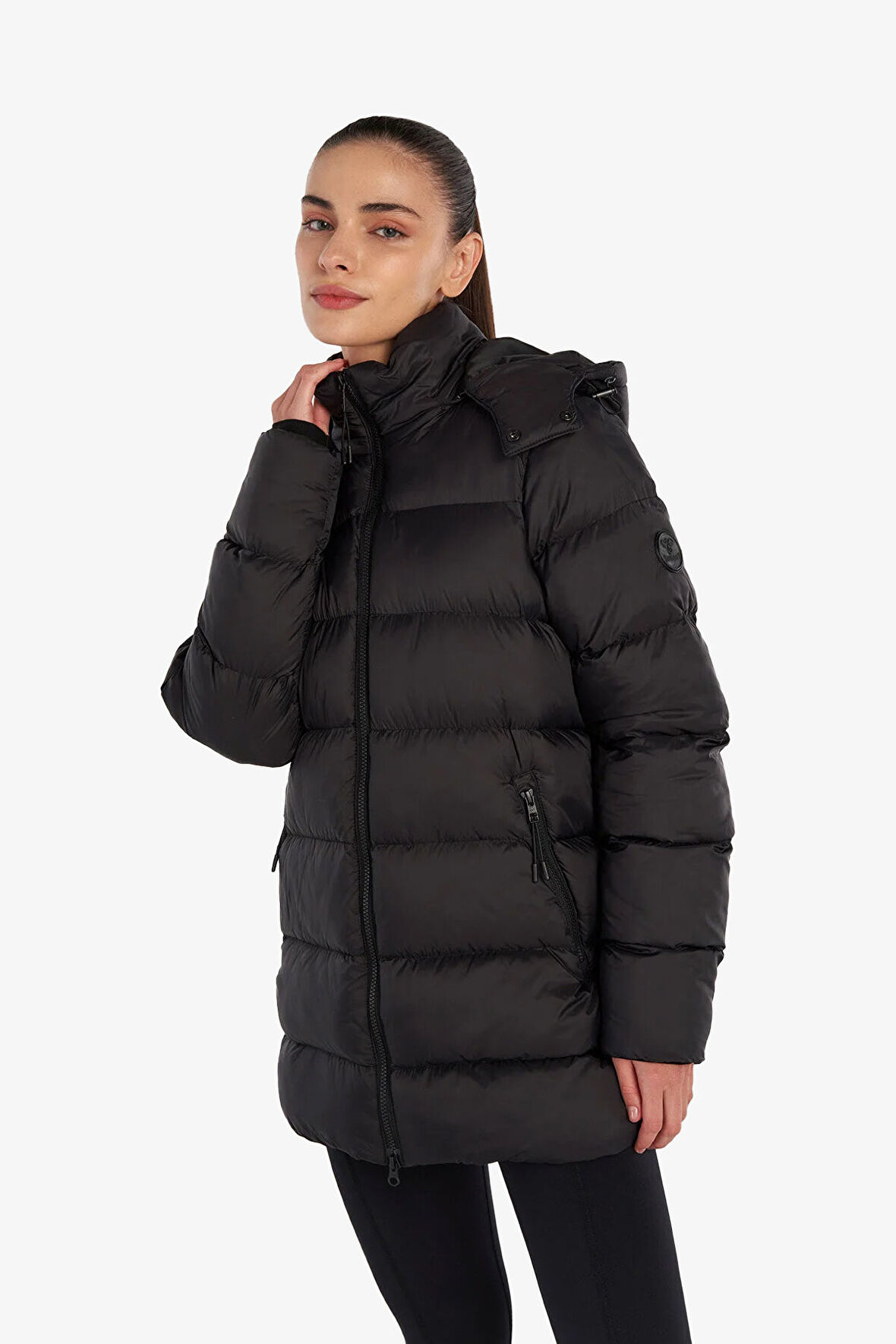 Hummel Hmlkbelle Zip Kadın Siyah Mont 940242-2001