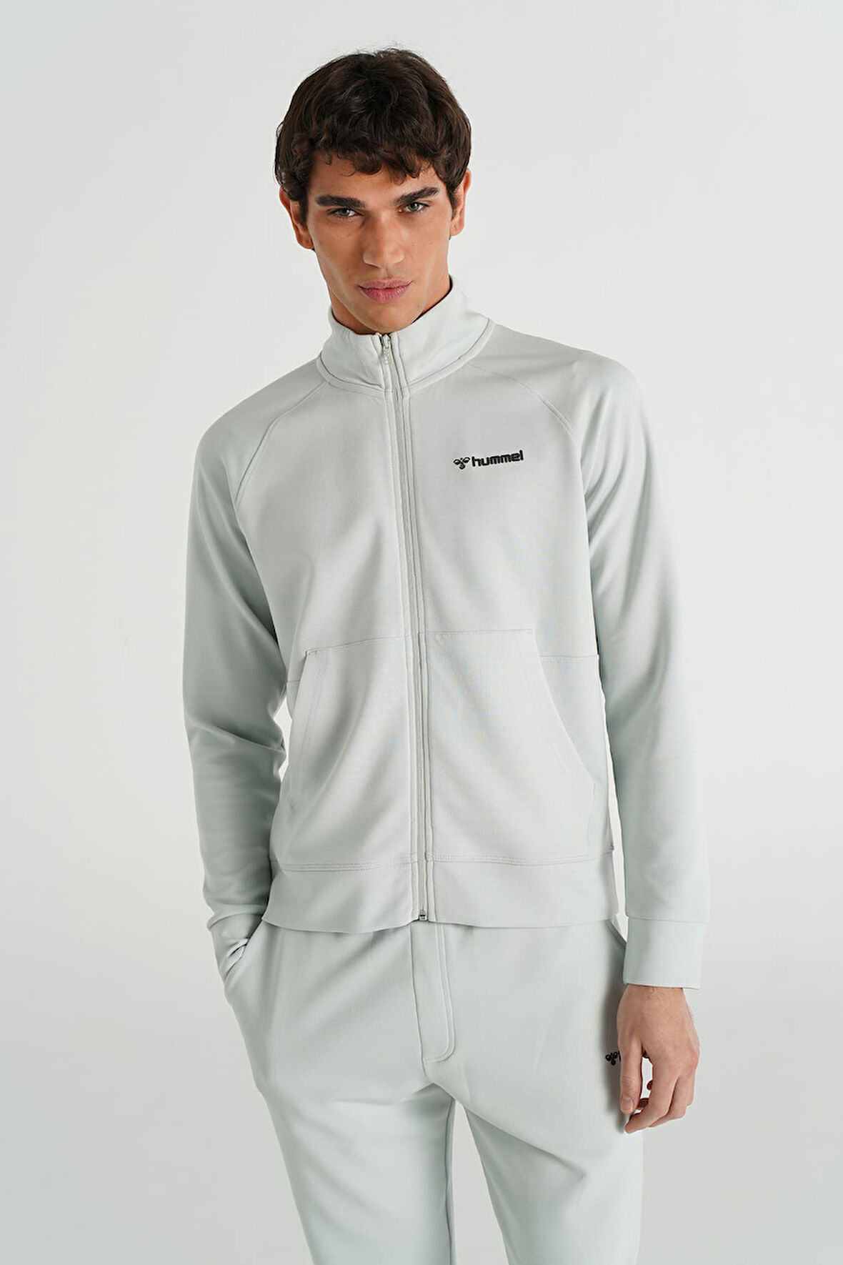 Erkek Hml Evon Fermuarlı Sweatshirt - Açık Mavi | M