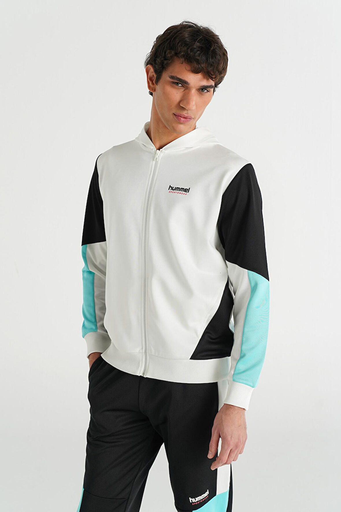 Hummel 922153-9003 Brolin Zip Erkek Spor Ceket