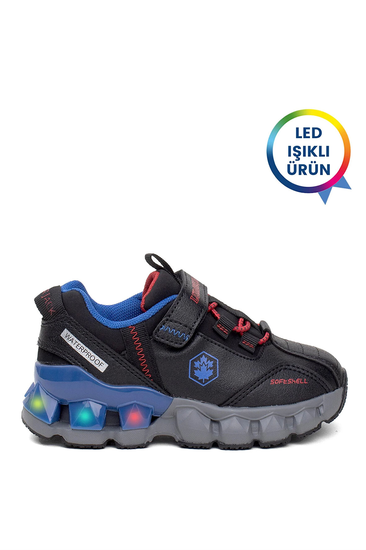 Lumberjack 101887080 4W Nimo 4PR Filet Erkek Çocuk Outdoor Ayakkabı Siyah