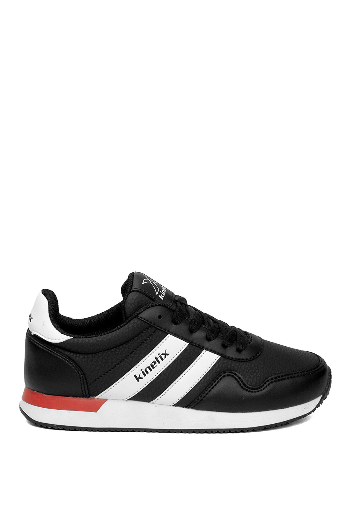 Kinetix 101781463 4W Piero PU W 4PR Kadın Klasik Sneaker Siyah - Beyaz