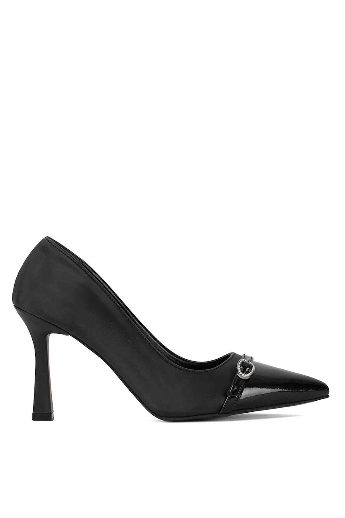 Elit Mst1385V Kadın Klasik Topuklu Ayakkabı Siyah