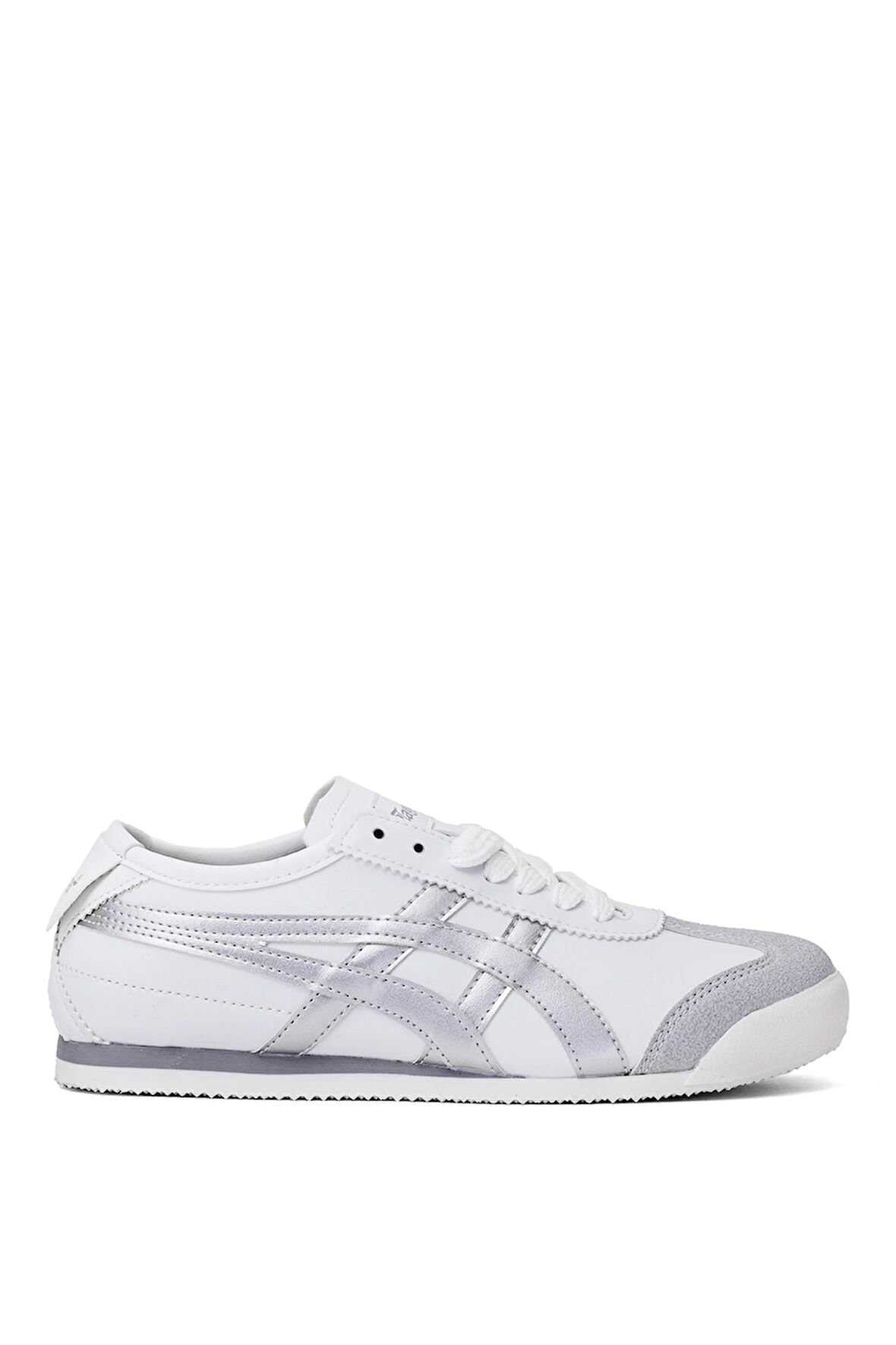 eTayger E-2008 Garson Casual Klasik Sneaker Beyaz - Gümüş