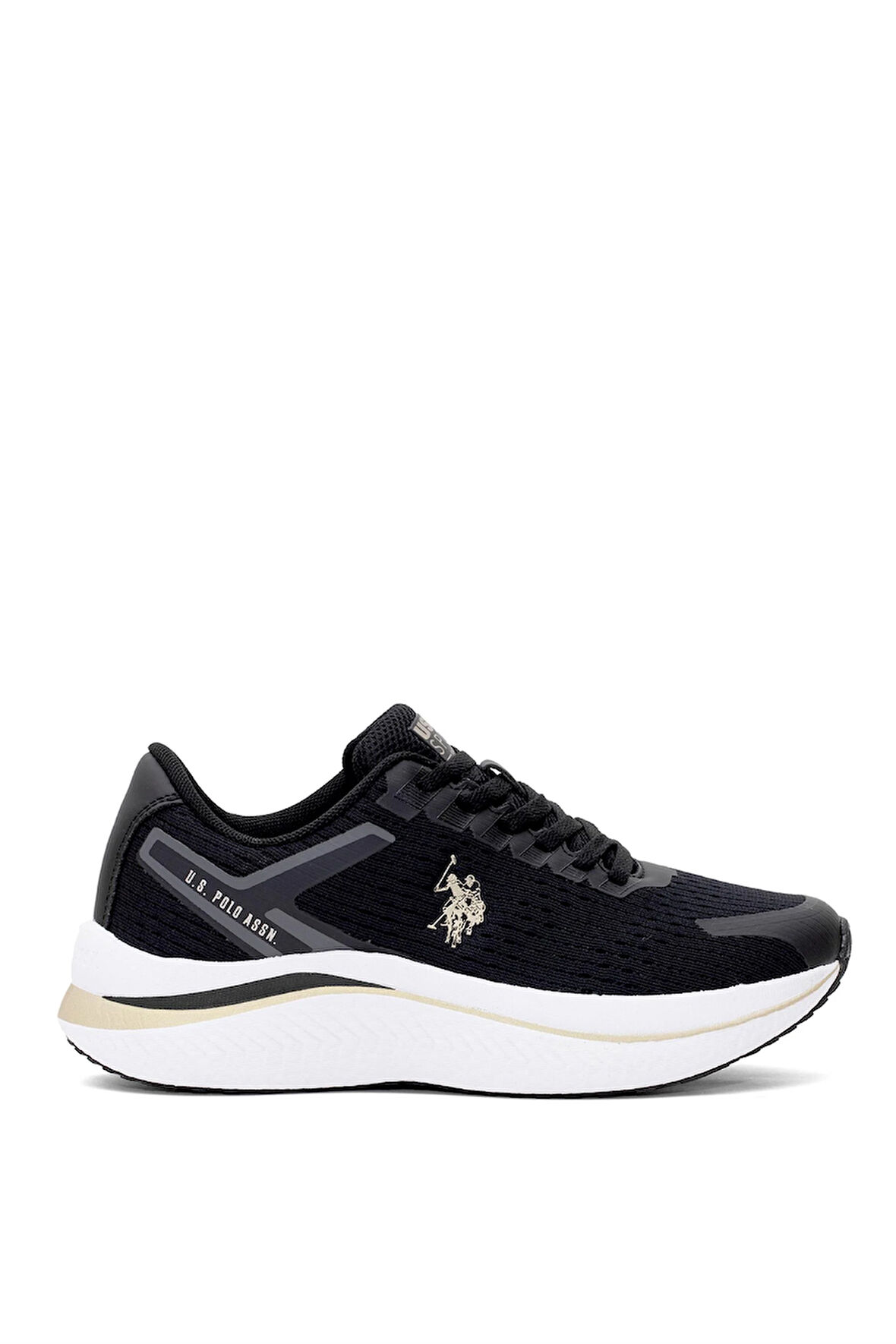U.S. Polo Assn. 101949219 5M Genesis Wmn 5FX Kadın Koşu Ayakkabısı Siyah