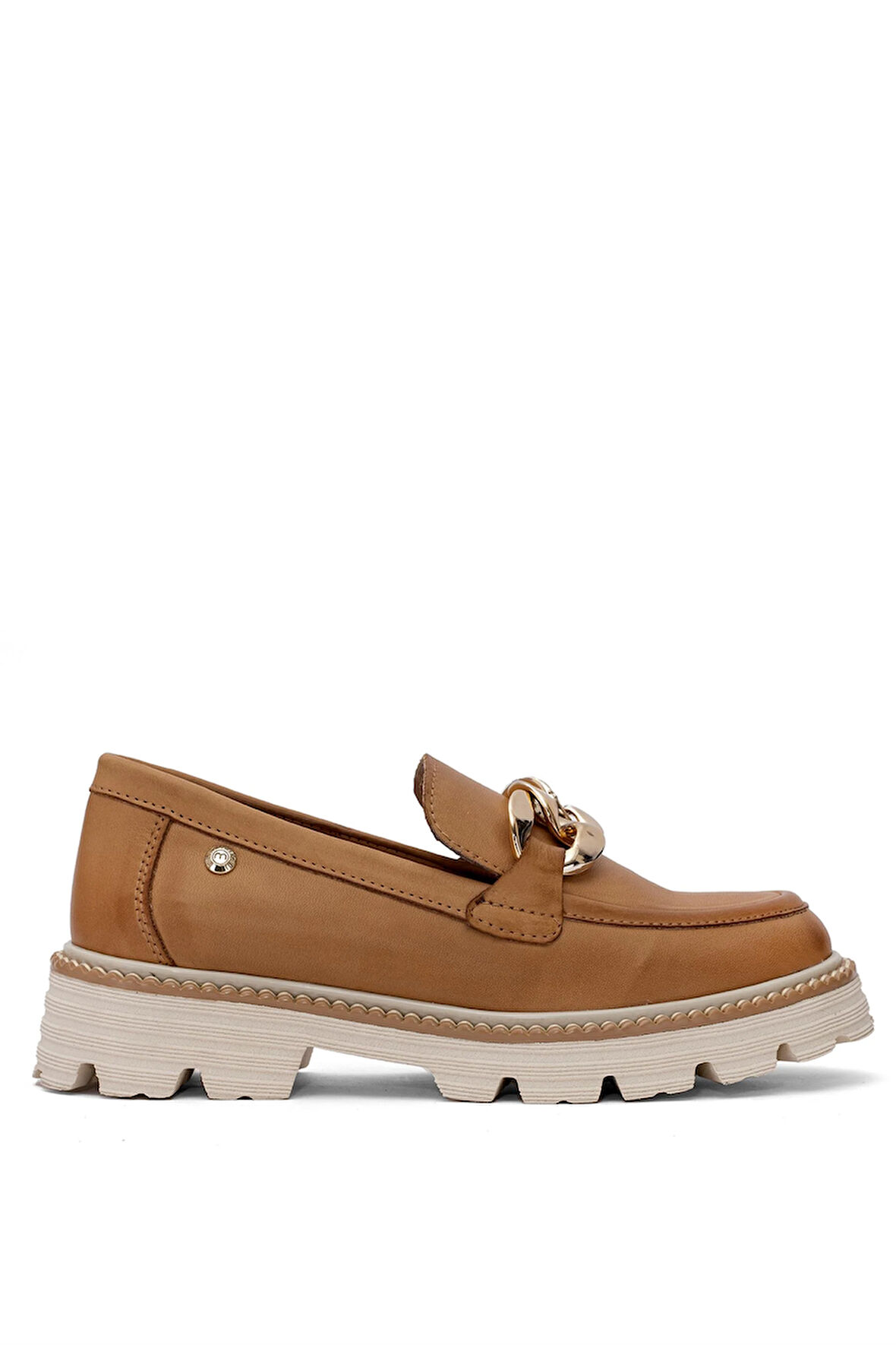 Mammamia D25YA-3690 Kadın Hakiki Deri Casual Ayakkabı Taba