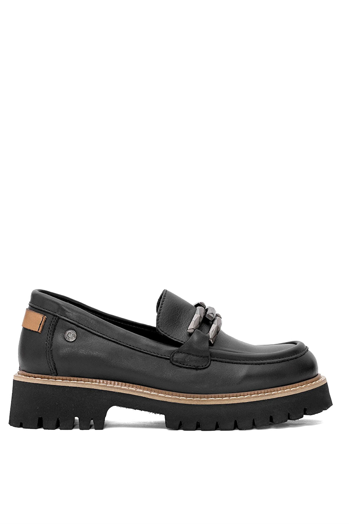 Mammamia D25YA-3695 Kadın Hakiki Deri Casual Ayakkabı Siyah