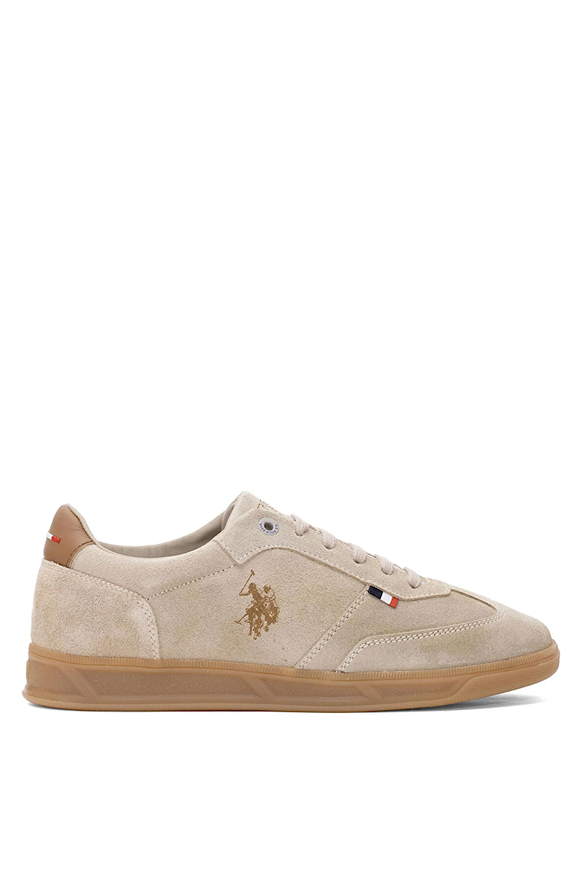 U.S. Polo Assn. 101952390 5M Delphi 5FX Hakiki Deri Erkek Klasik Sneaker Bej