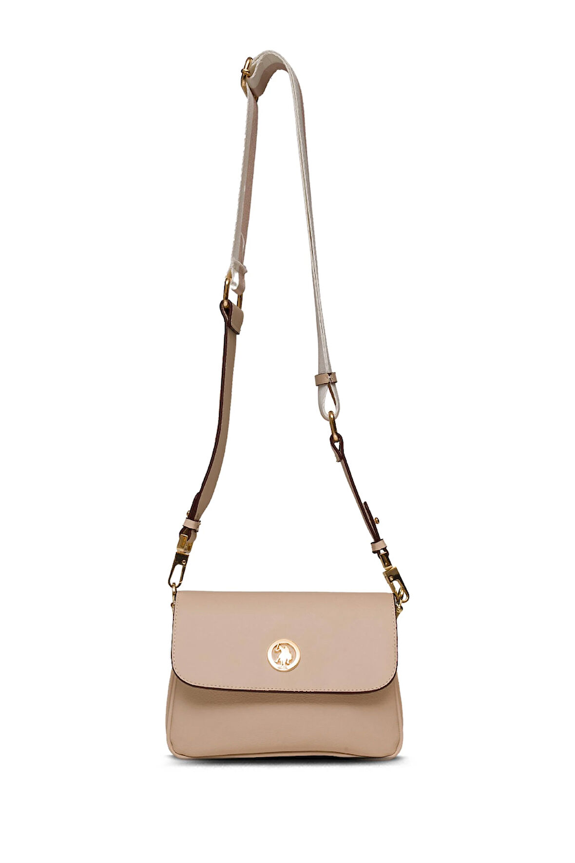 U.S. Polo Assn. US25135 Kadın Çapraz Çanta Bej