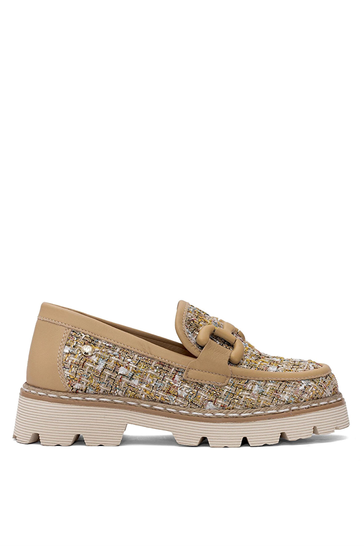 Mammamia D25YA-3770 Kadın Hakiki Deri Casual Ayakkabı Kum Rengi