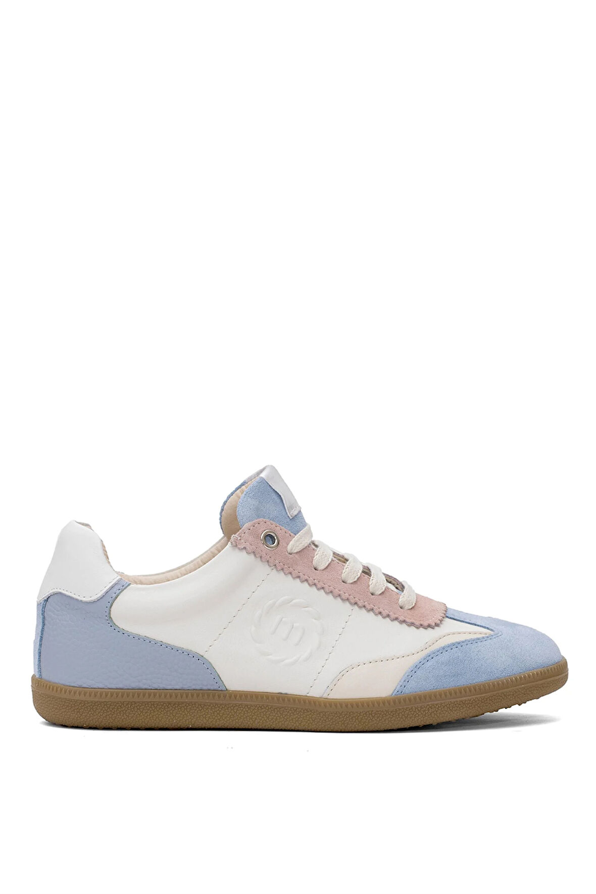 Mammamia D25YA-550 Kadın Hakiki Deri Klasik Sneaker Mavi