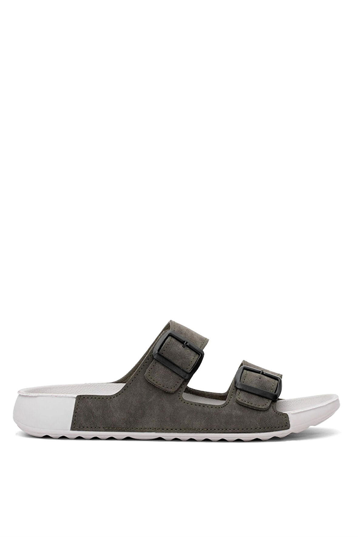 Benetton BN-1416 Erkek Düz Terlik Haki