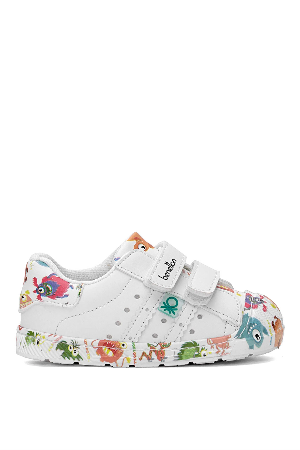 Benetton BN-30965 Bebe Erkek Çocuk Yürüyüş Ayakkabısı Beyaz