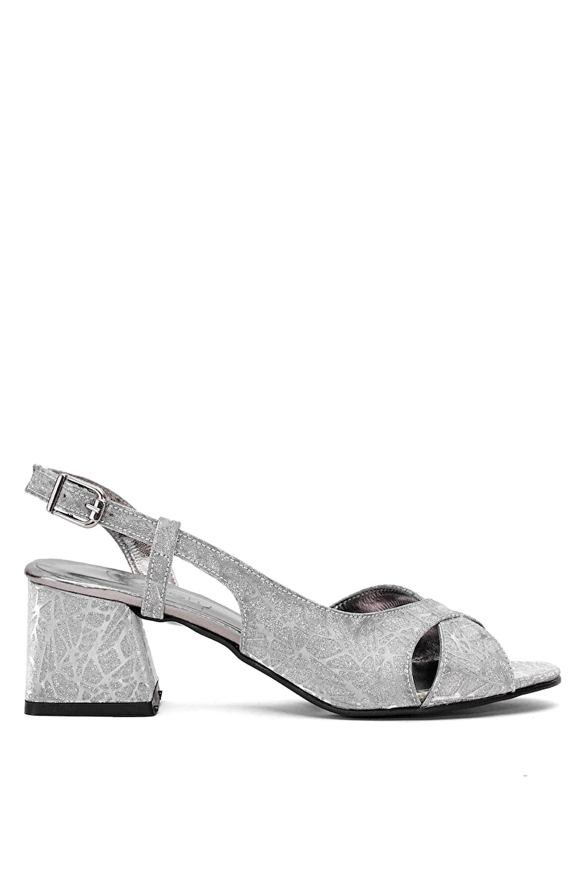 Beety 25BY25.958T Kadın Klasik Topuklu Ayakkabı Platin