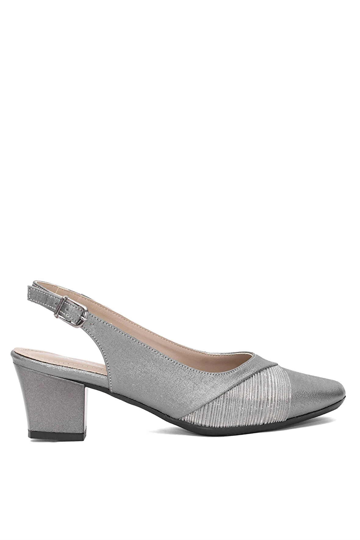 Elit MST705N Kadın Klasik Topuklu ayakkabı Platin