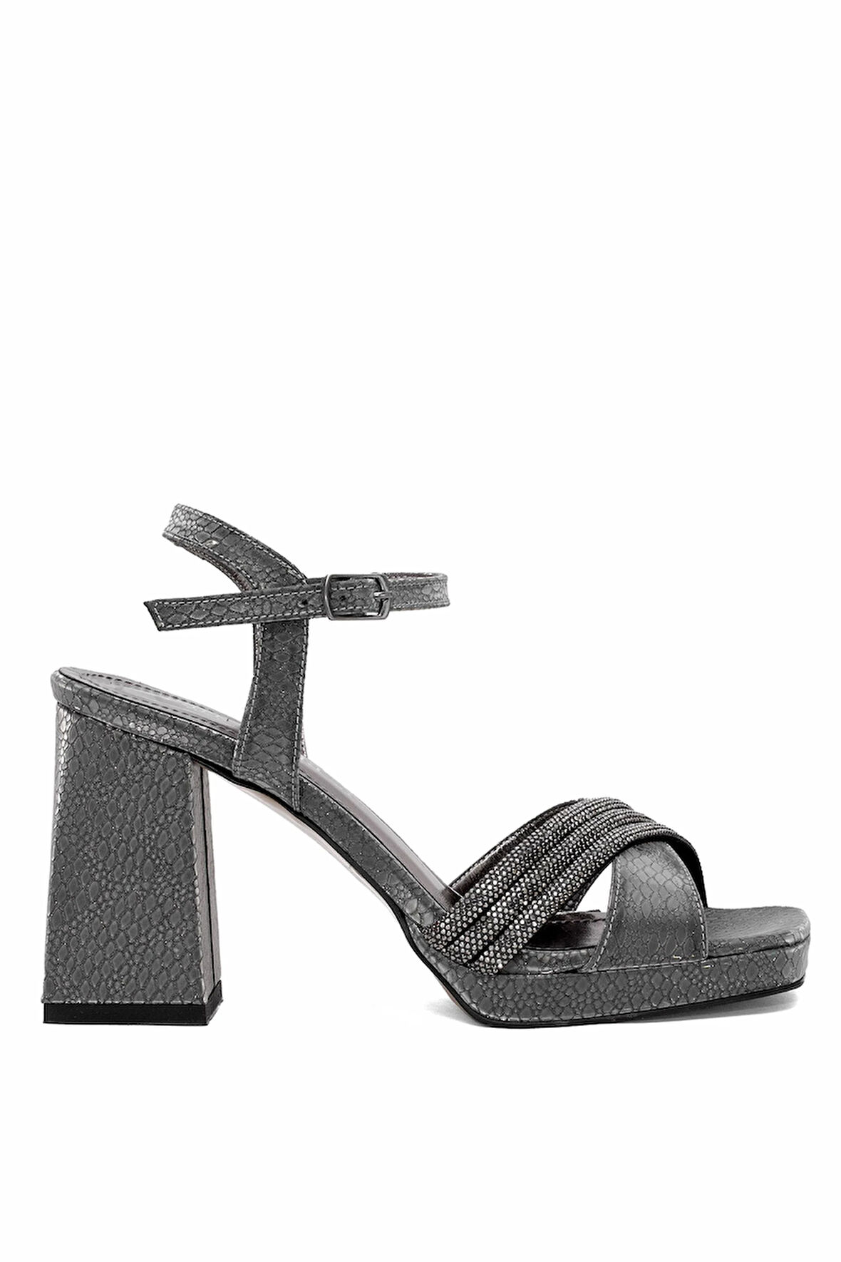 Elit PM08 K98 Kadın Platform Ayakkabı Platin