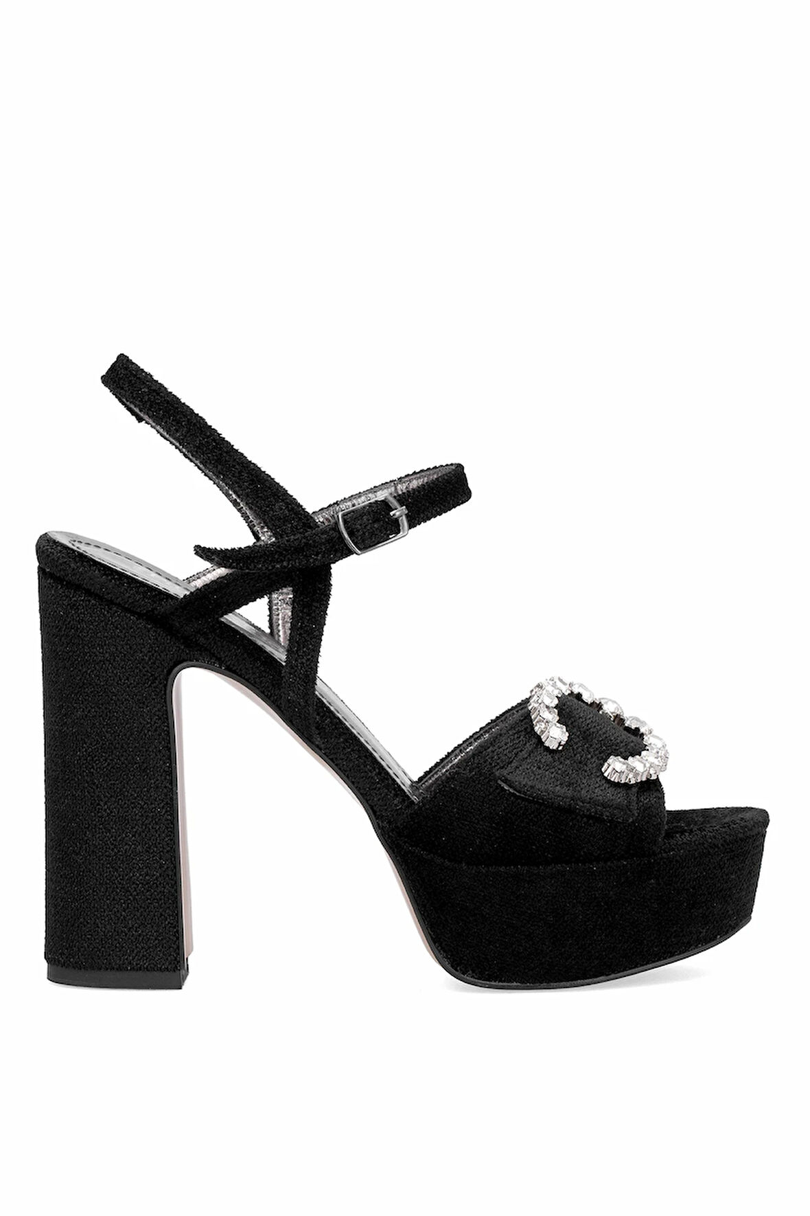 Elit PM08 K2051-1T Kadın Platform Ayakkabı Siyah