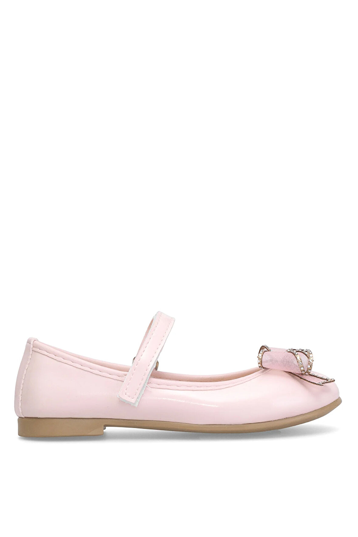 Elit HY-F-10003-25Y Filet Kız Çocuk Babet Pudra