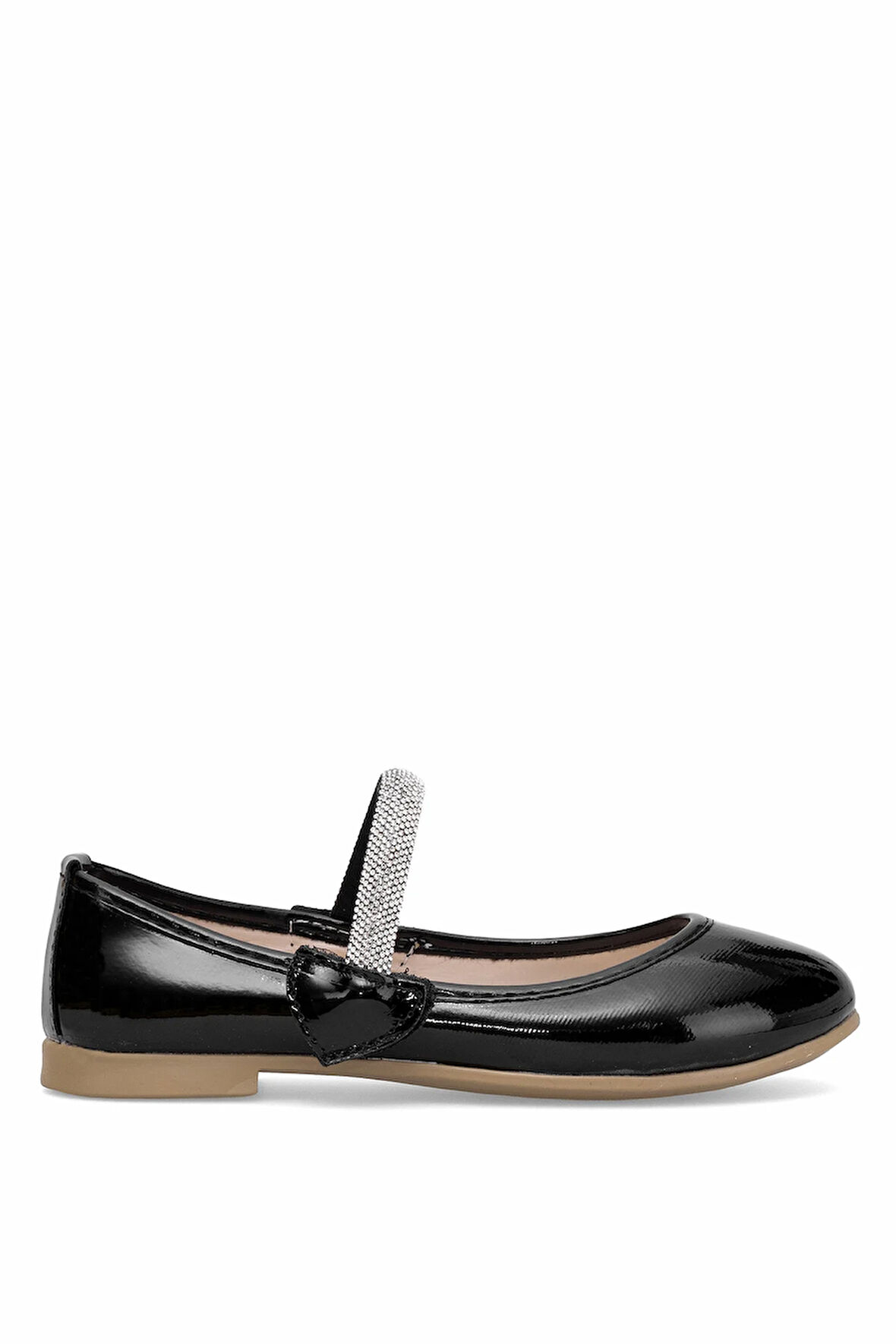 Elit HY-F-10005-25Y Filet Kız Çocuk Babet Siyah