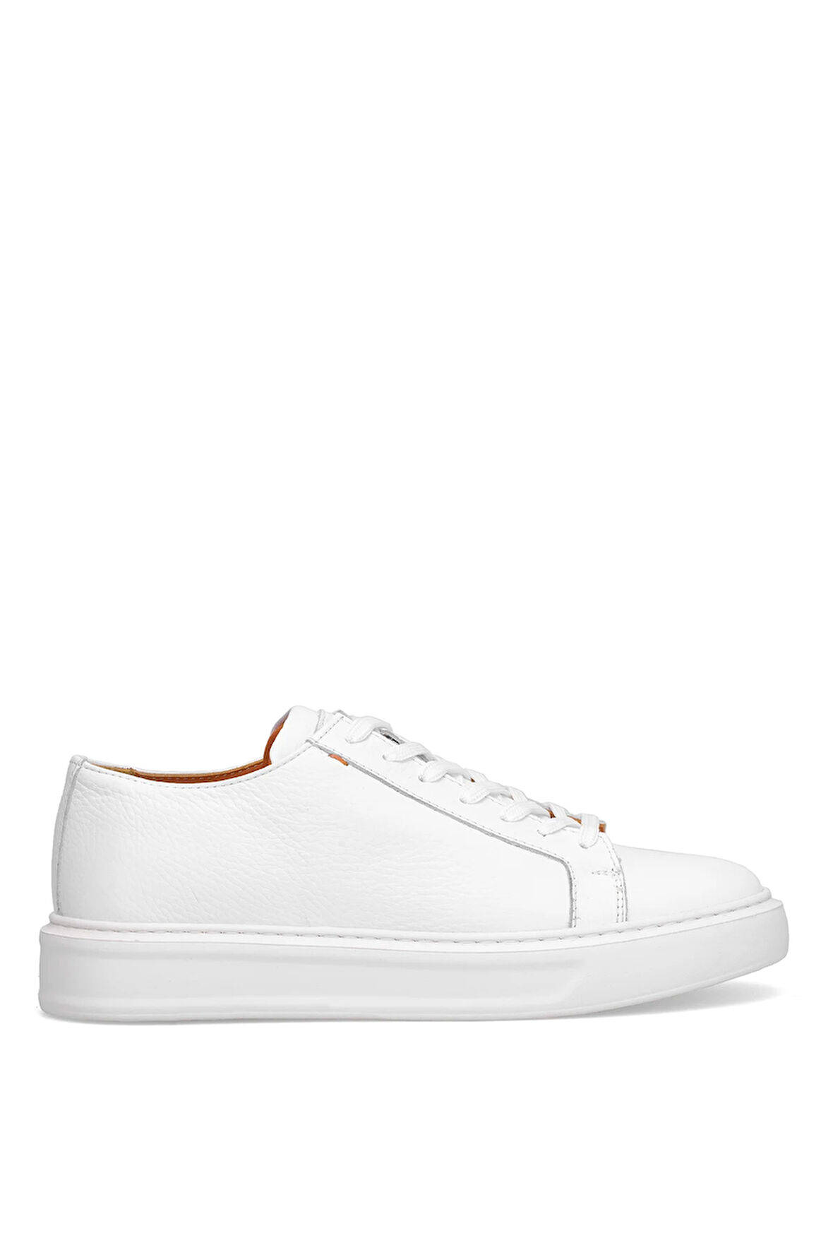 Marcomen 152-17494 Erkek Hakiki Deri Klasik Sneaker Beyaz