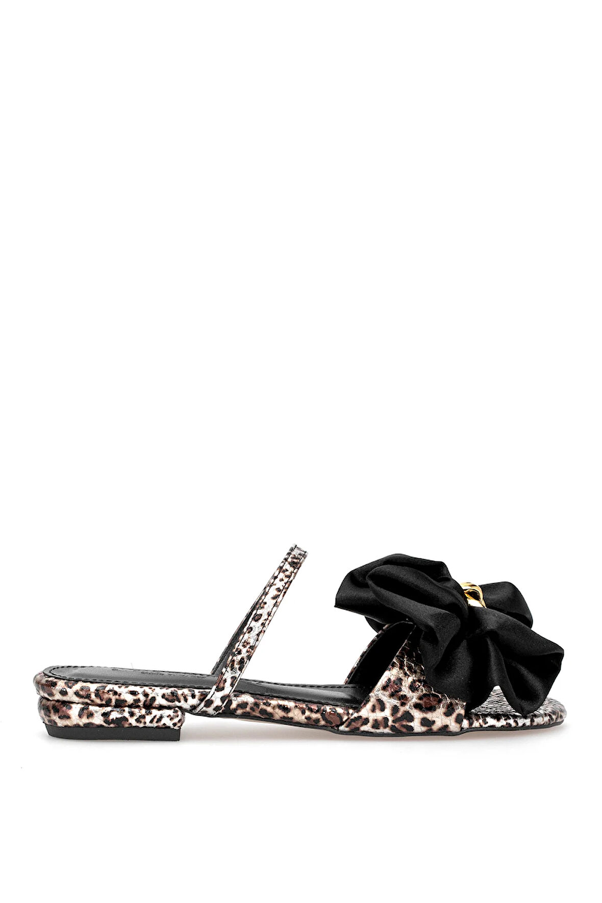 Elit PM230 K202-1 Kadın Düz Terlik Leopar