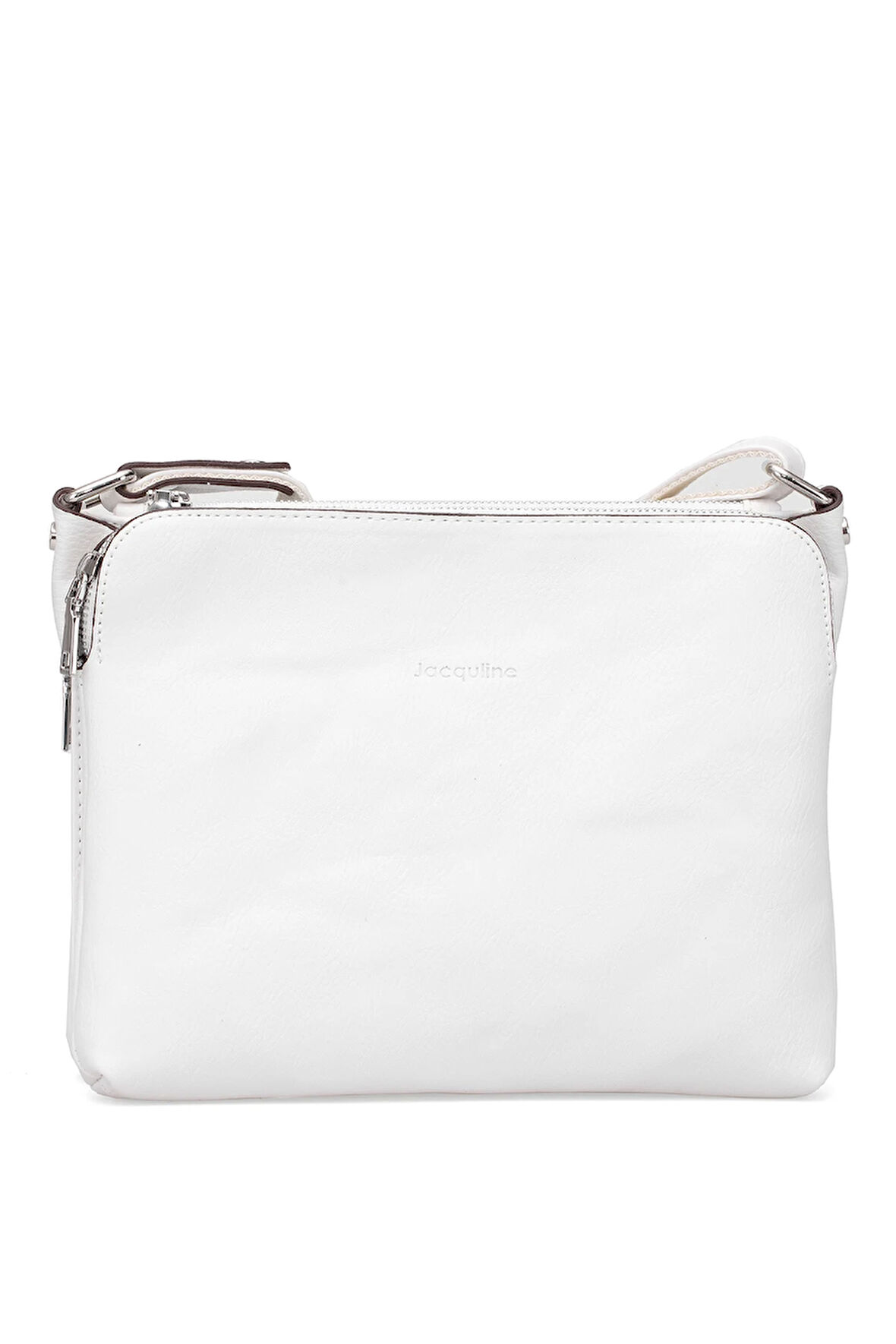 Jacquline CLIM332-7C Kadın Omuz Çantası Beyaz