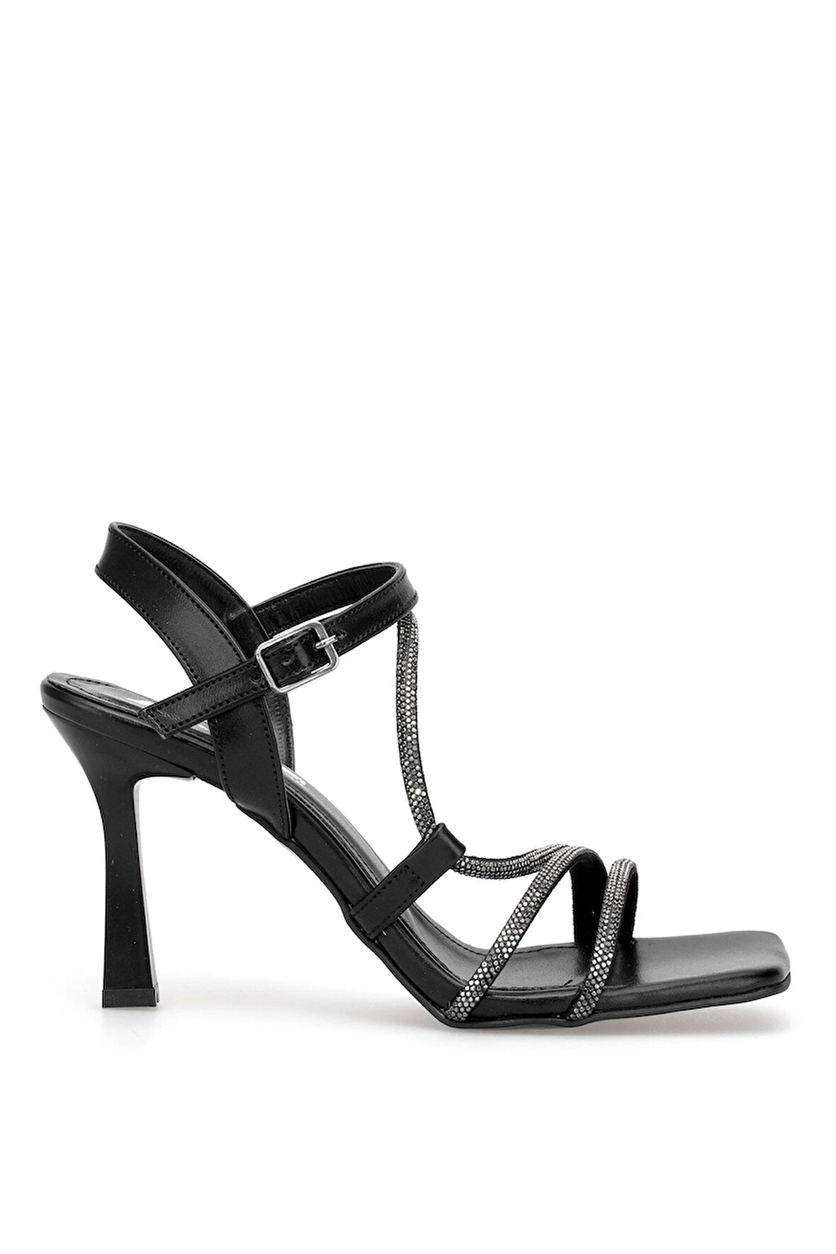 Elit MST1254M Kadın Klasik Topuklu ayakkabı Siyah