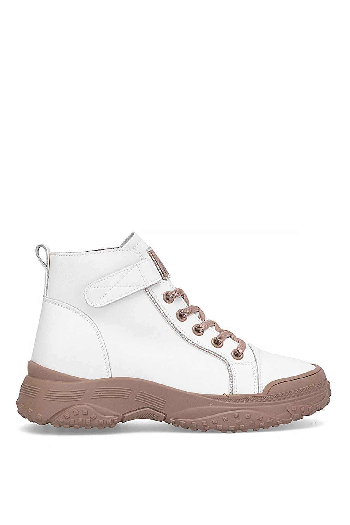 Guja 25K310-5 Kadın Hakiki Deri Sneaker Bot Bej