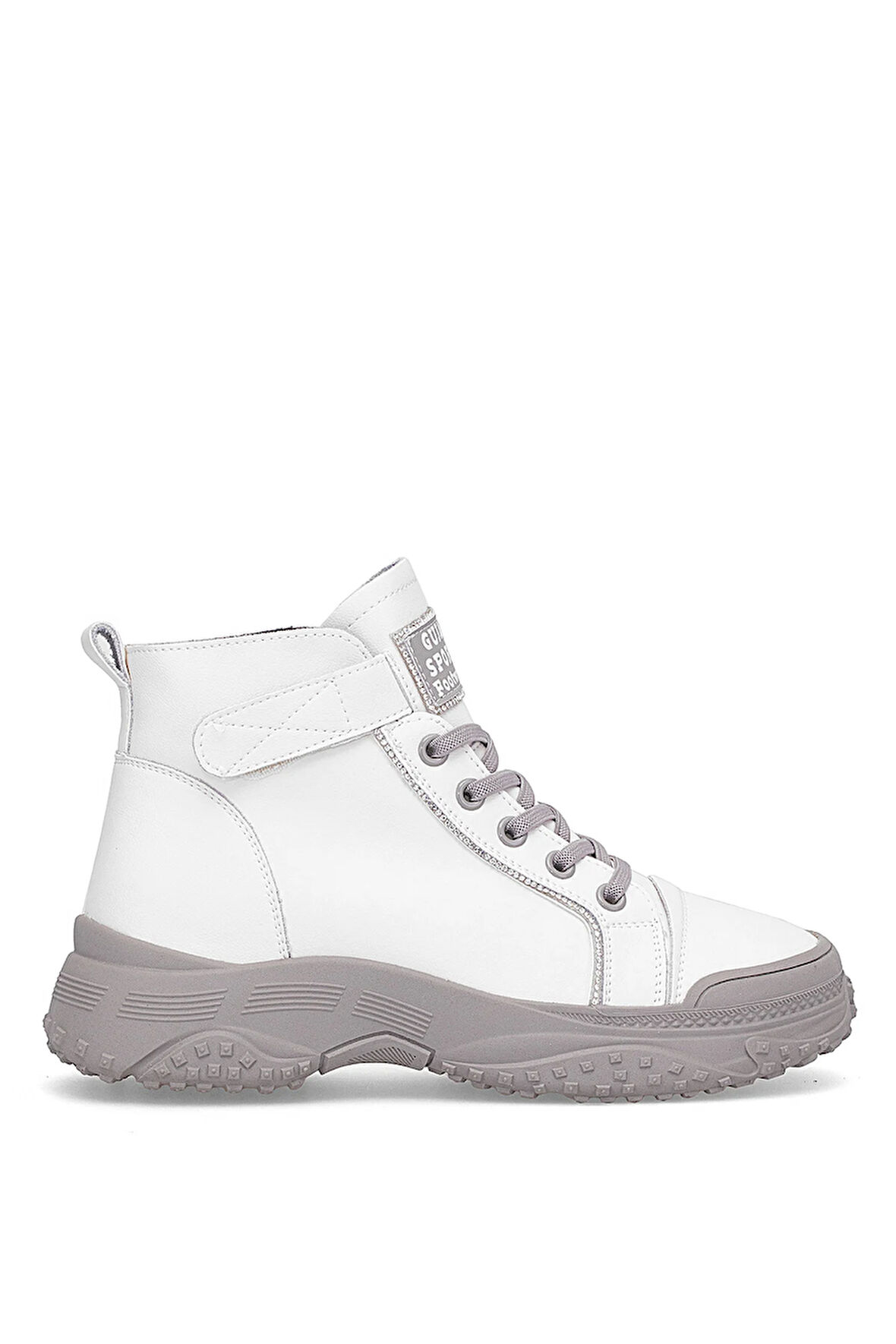 Guja 25K310-5 Kadın Hakiki Deri Sneaker Bot Gri