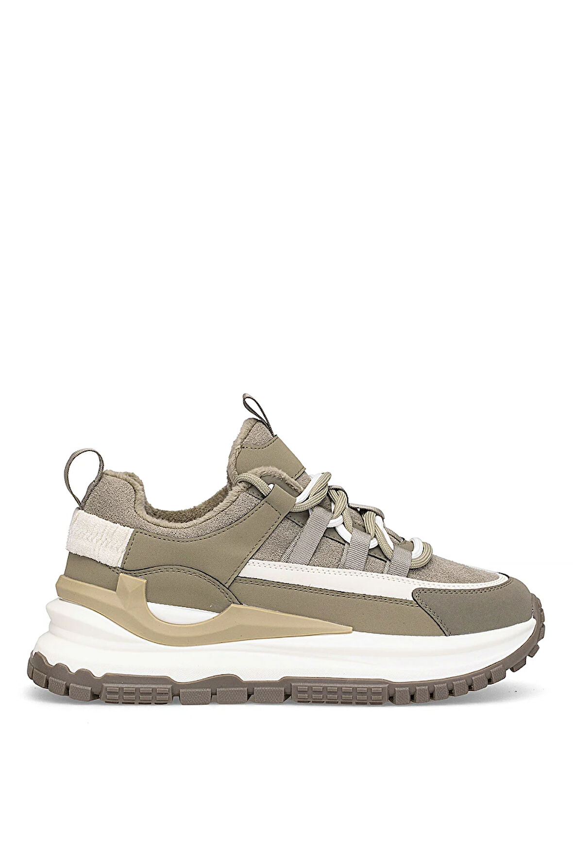 Guja 25K331 Kadın Hakiki Deri Klasik Sneaker Yeşil