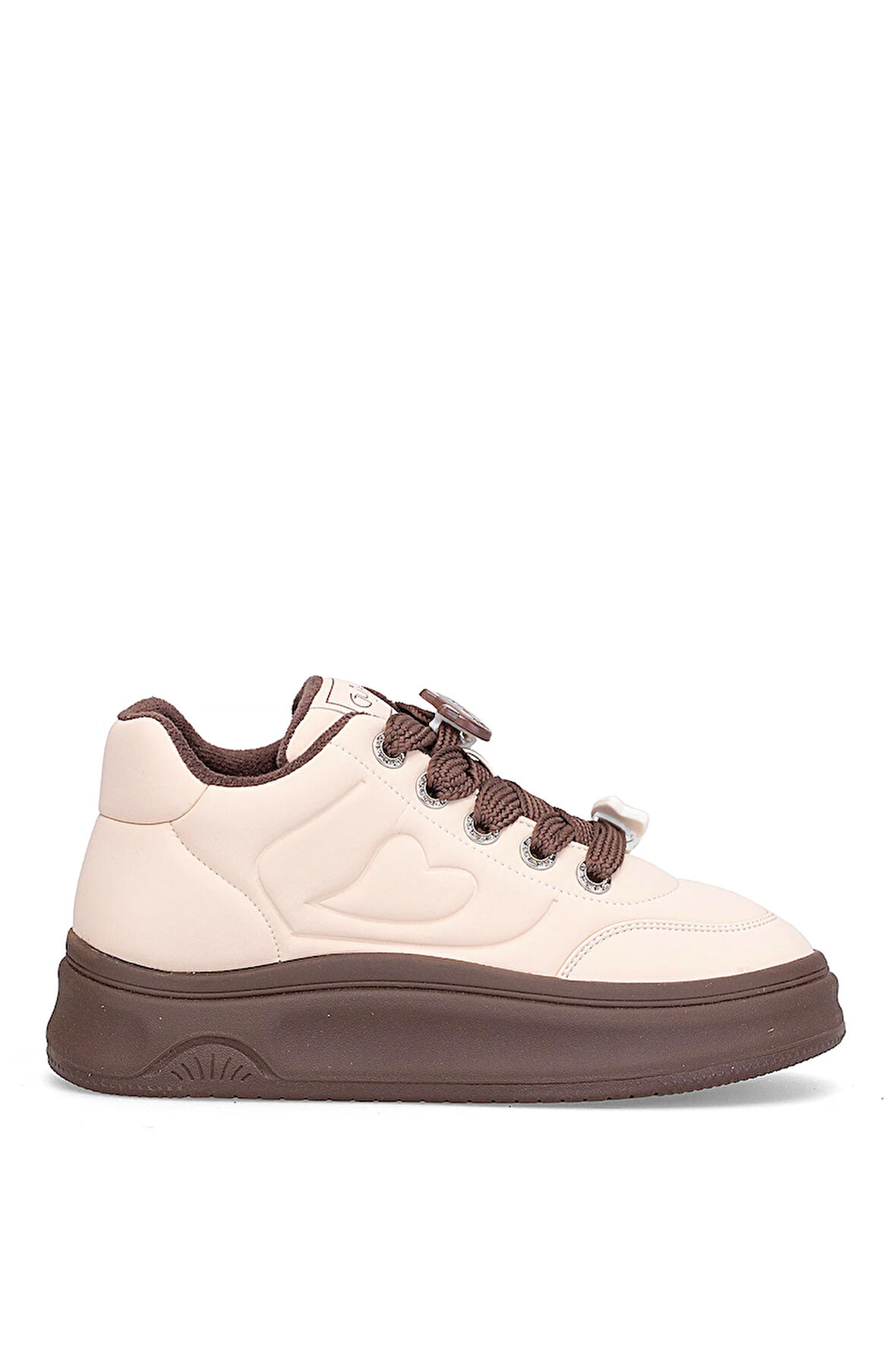 Guja 25K421 Kadın Hakiki Deri Klasik Sneaker Kahverengi