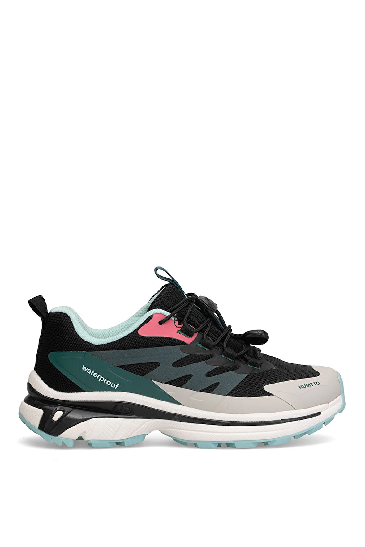 Humtto 850082B Kadın Waterproof Outdoor Ayakkabı Siyah - Yeşil