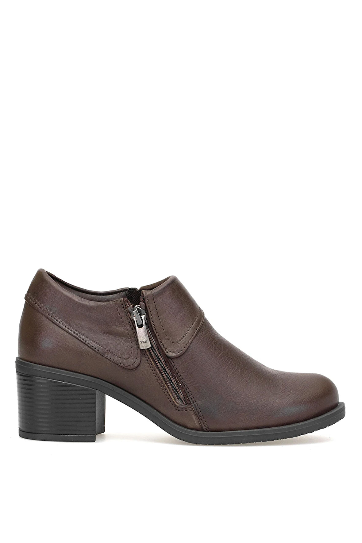 Mammamia D25KA-3725 Kadın Hakiki Deri Klasik Topuklu Ayakkabı Kahverengi