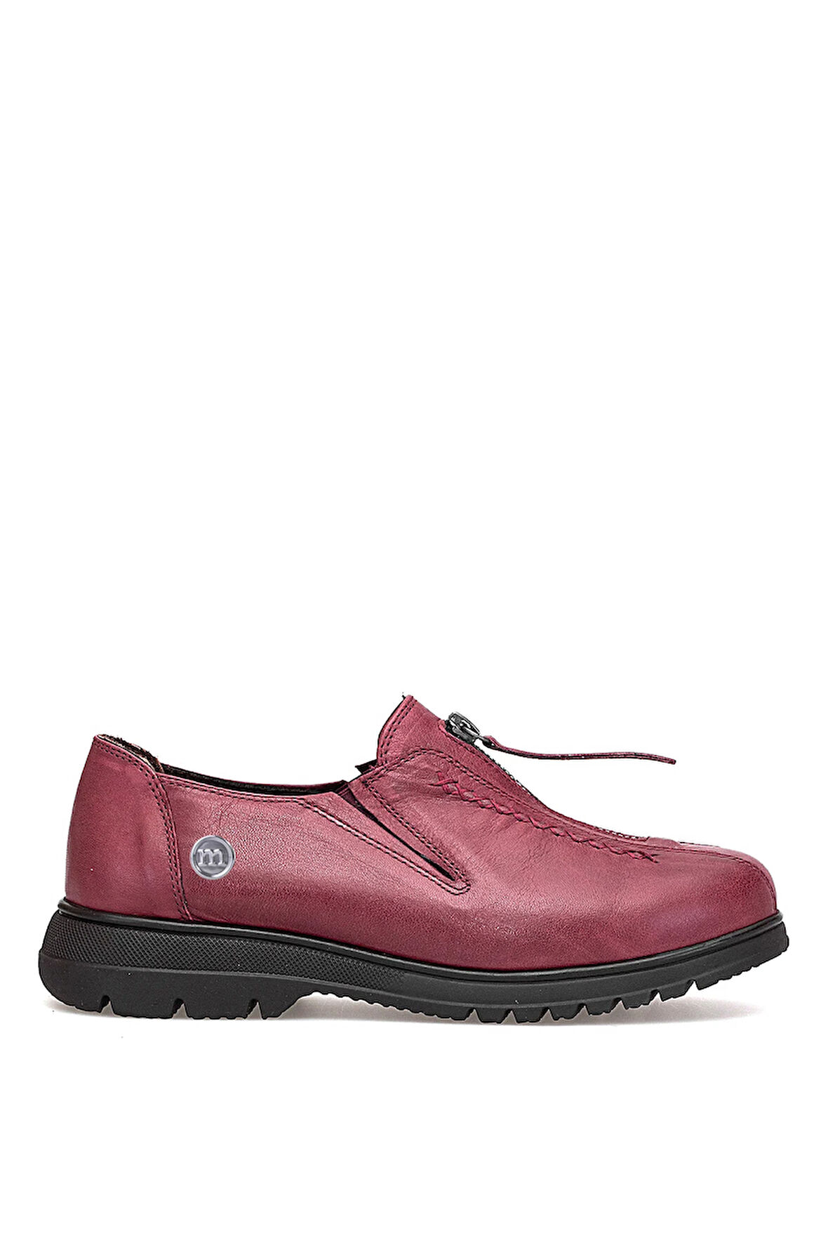 Mammamia D25KA-845 Kadın Hakiki Deri Casual Ayakkabı Bordo