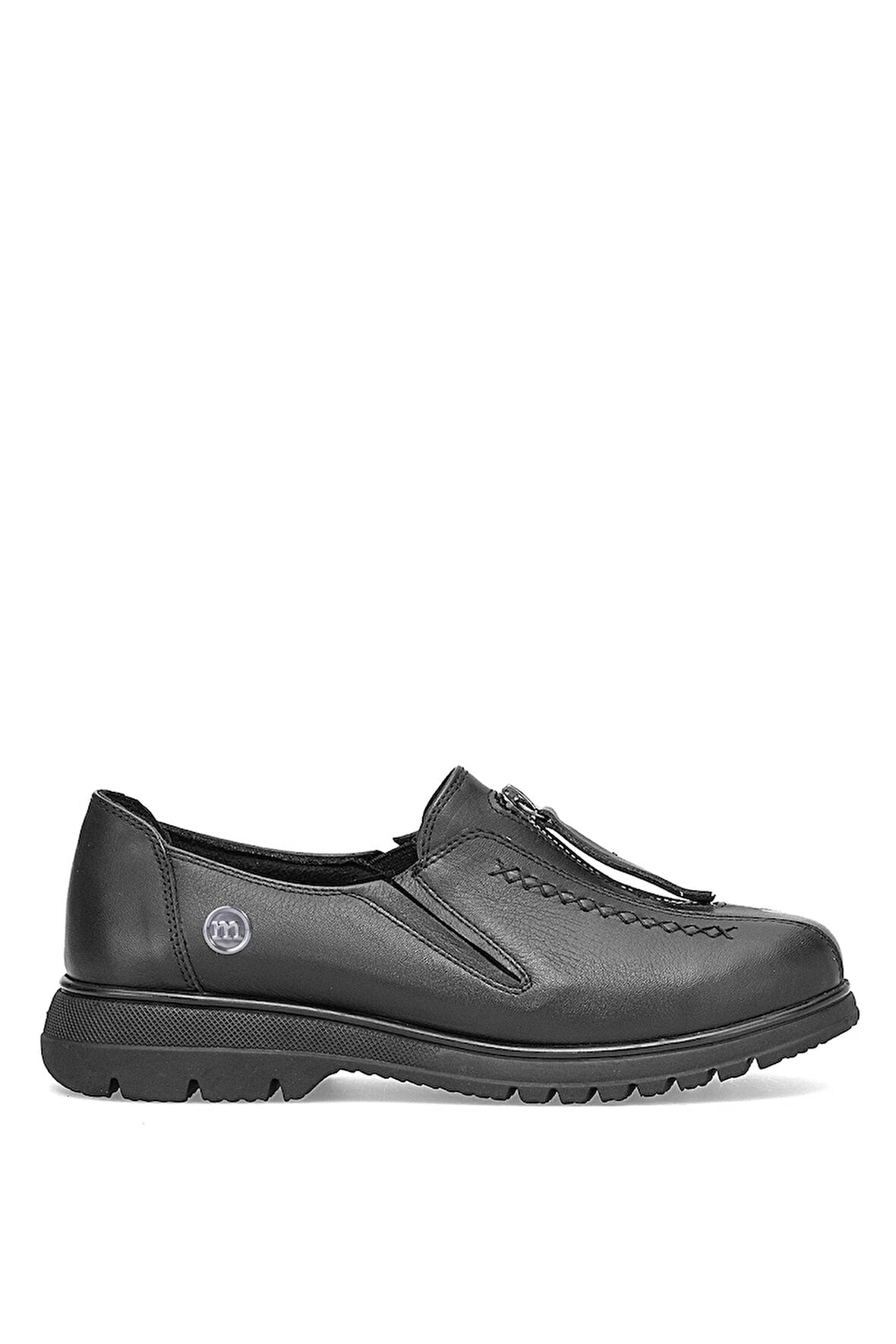 Mammamia D25KA-845 Kadın Hakiki Deri Casual Ayakkabı Siyah