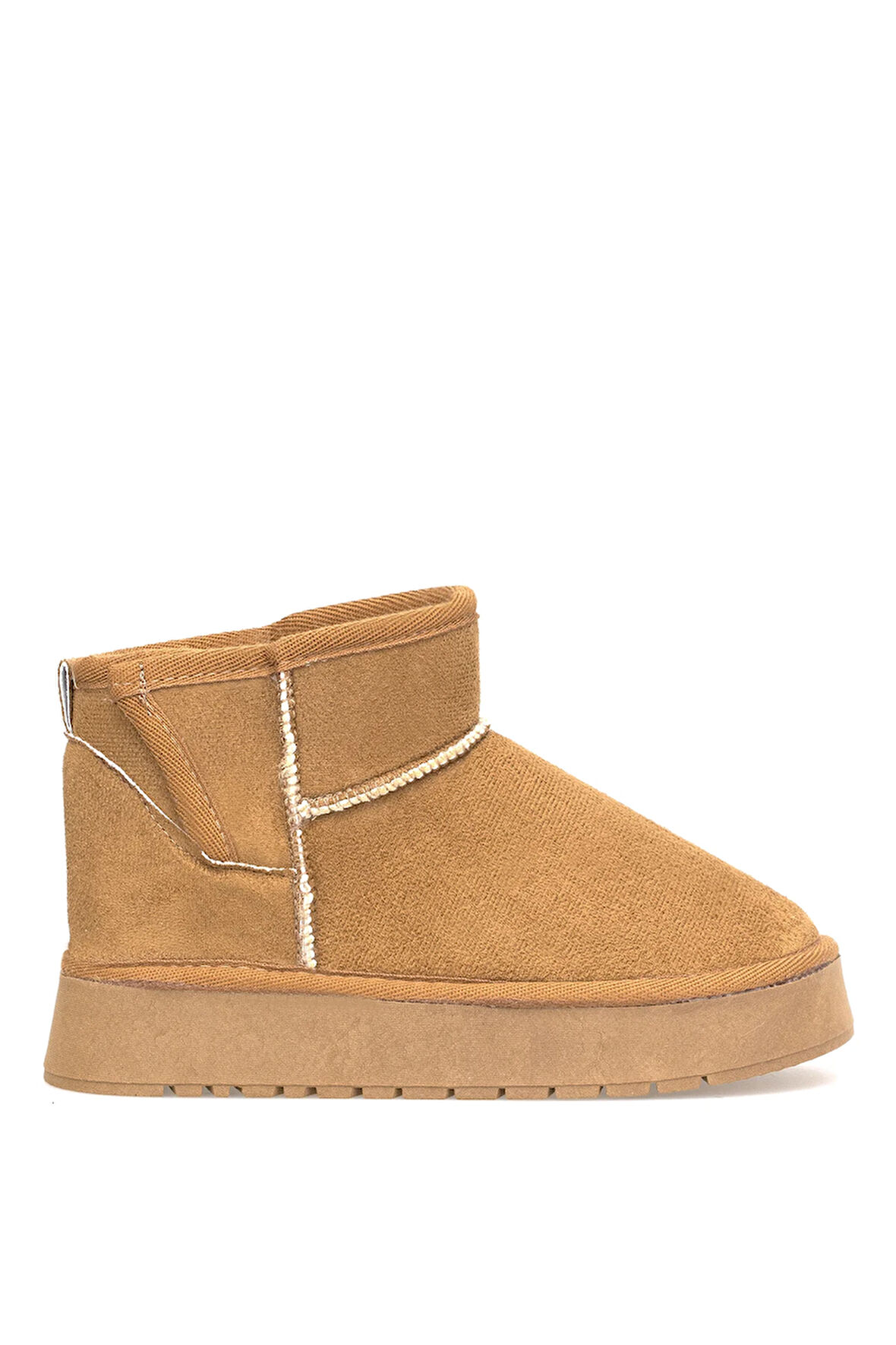 Elit ASNLG2112 Erkek Çocuk UGG Düz Bot Taba