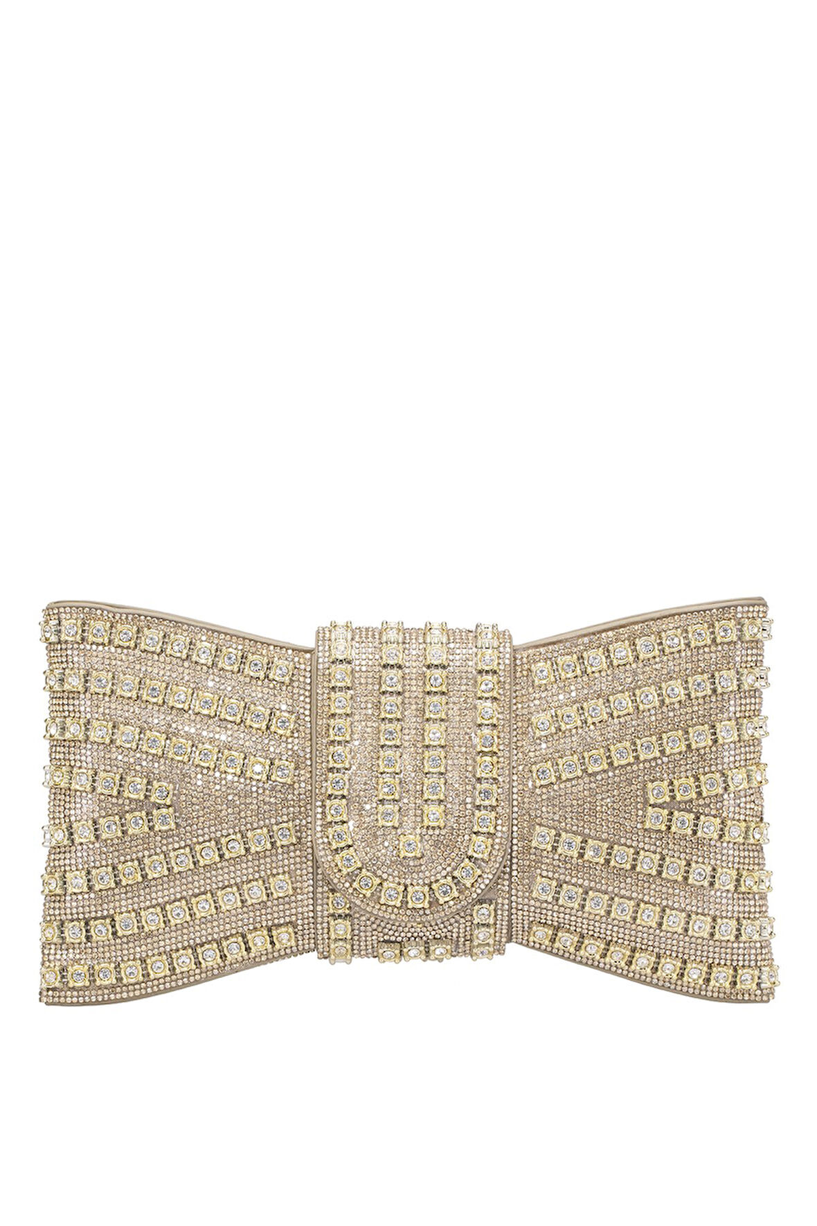 Guja 25YG591 Kadın Taşlı Abiye Çanta Altın