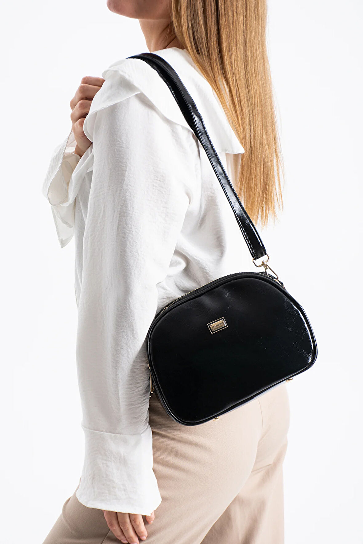 Elit 25KSNM1435R Kadın Omuz Çantası Siyah