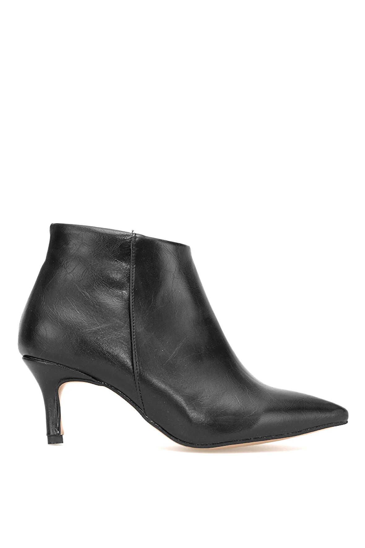 Elit Brk308C Kadın Topuklu Bot Siyah