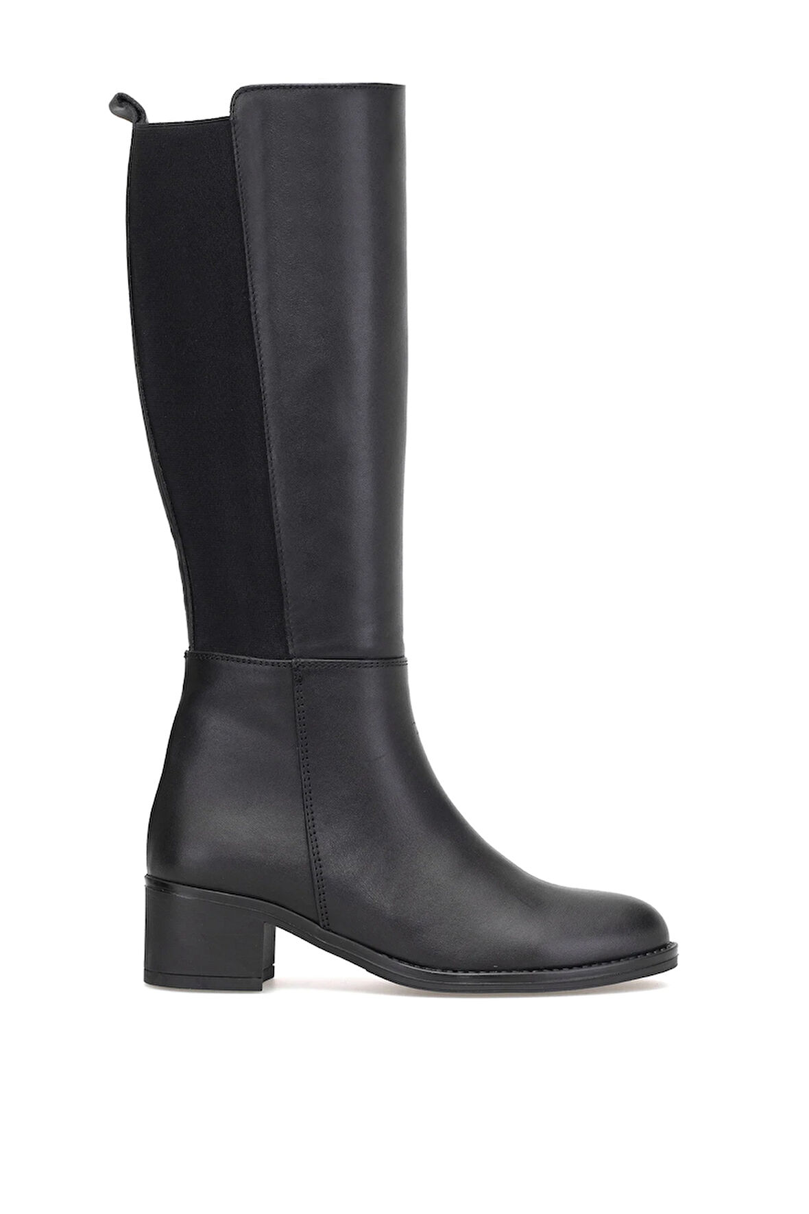 Mammamia D25KC-2300 Kadın Hakiki Deri Topuklu Çizme Siyah
