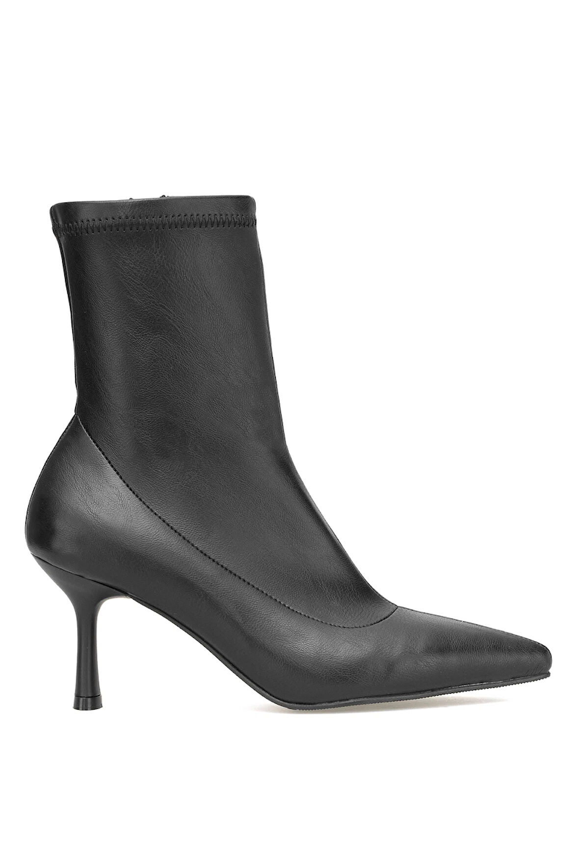 Elit 25KMST1179C Kadın Topuklu Bot Siyah