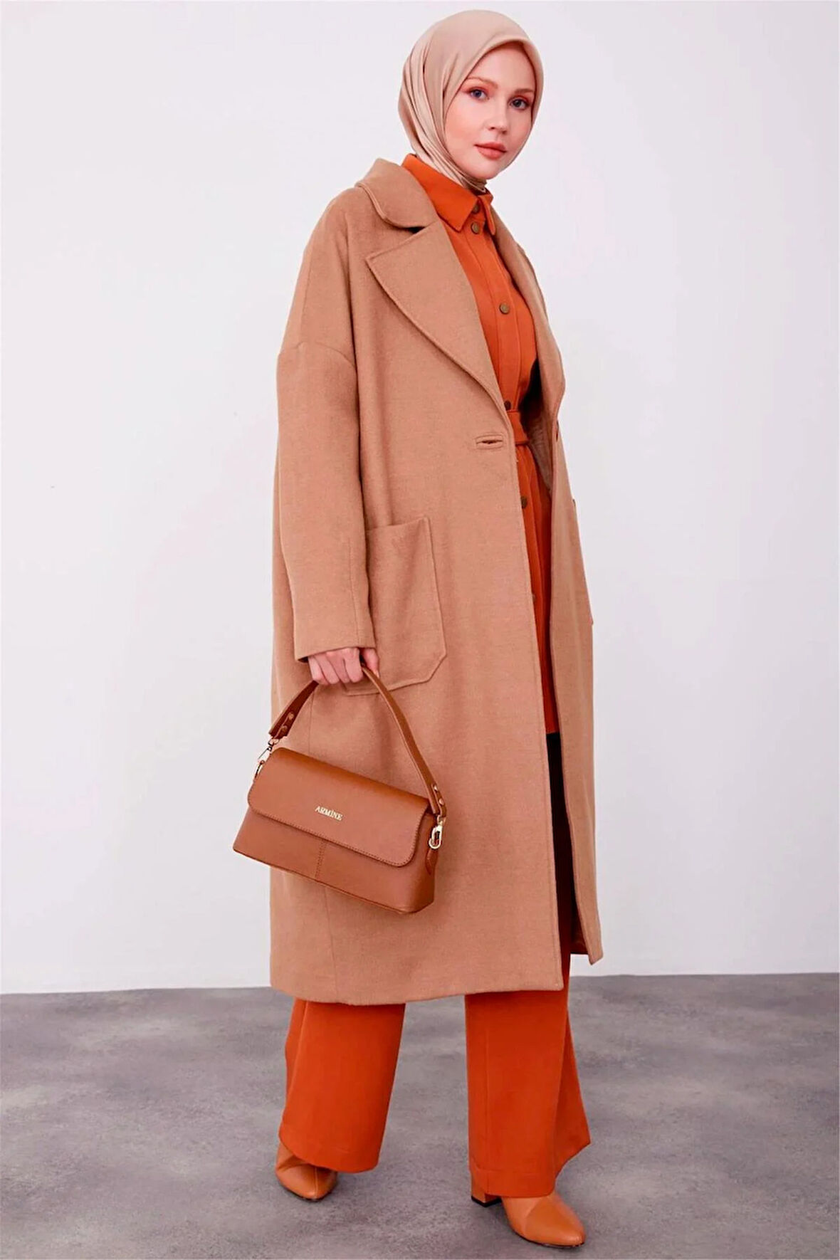 Armine 347 Kadın Kol Çantası Taba