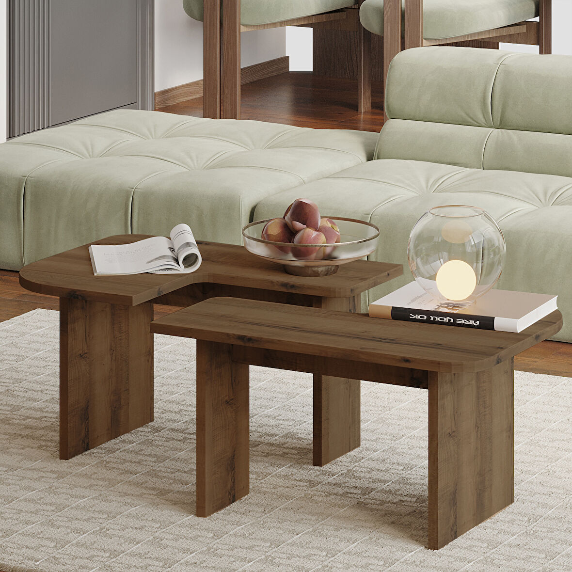 Iris Modüler Orta Sehpa – Modern Tasarım, Çok Amaçlı Kullanım Sehpa