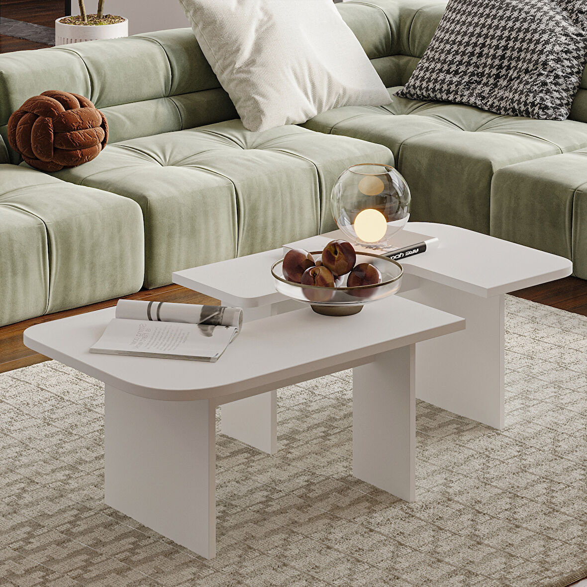 Iris Modüler Orta Sehpa – Modern Tasarım, Çok Amaçlı Kullanım Sehpa