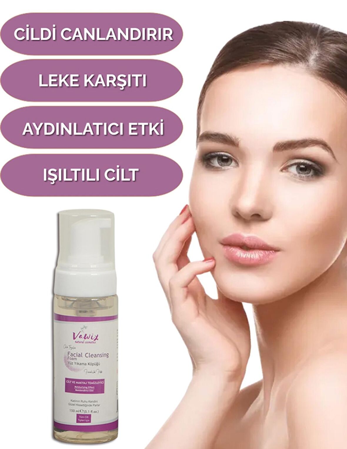 Vawix Yüz Yıkama Köpüğü - 150 ML.