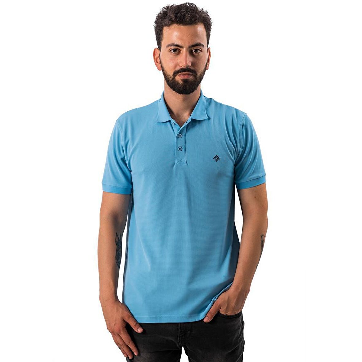 Freecamp Breeze Erkek Polo T-Shirt-MAVİ