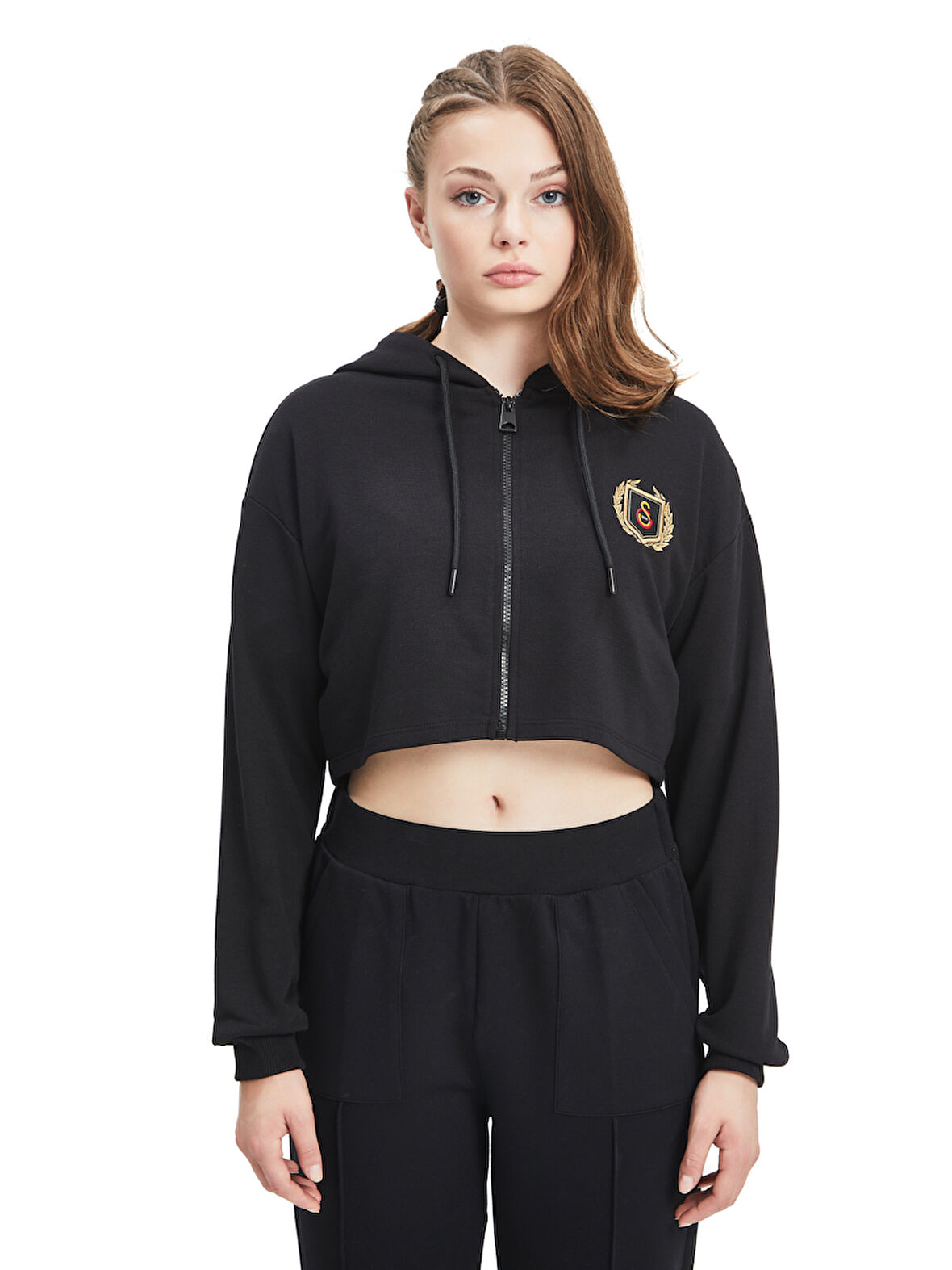 Galatasaray Kadın Fermuarlı Hoodie K241168