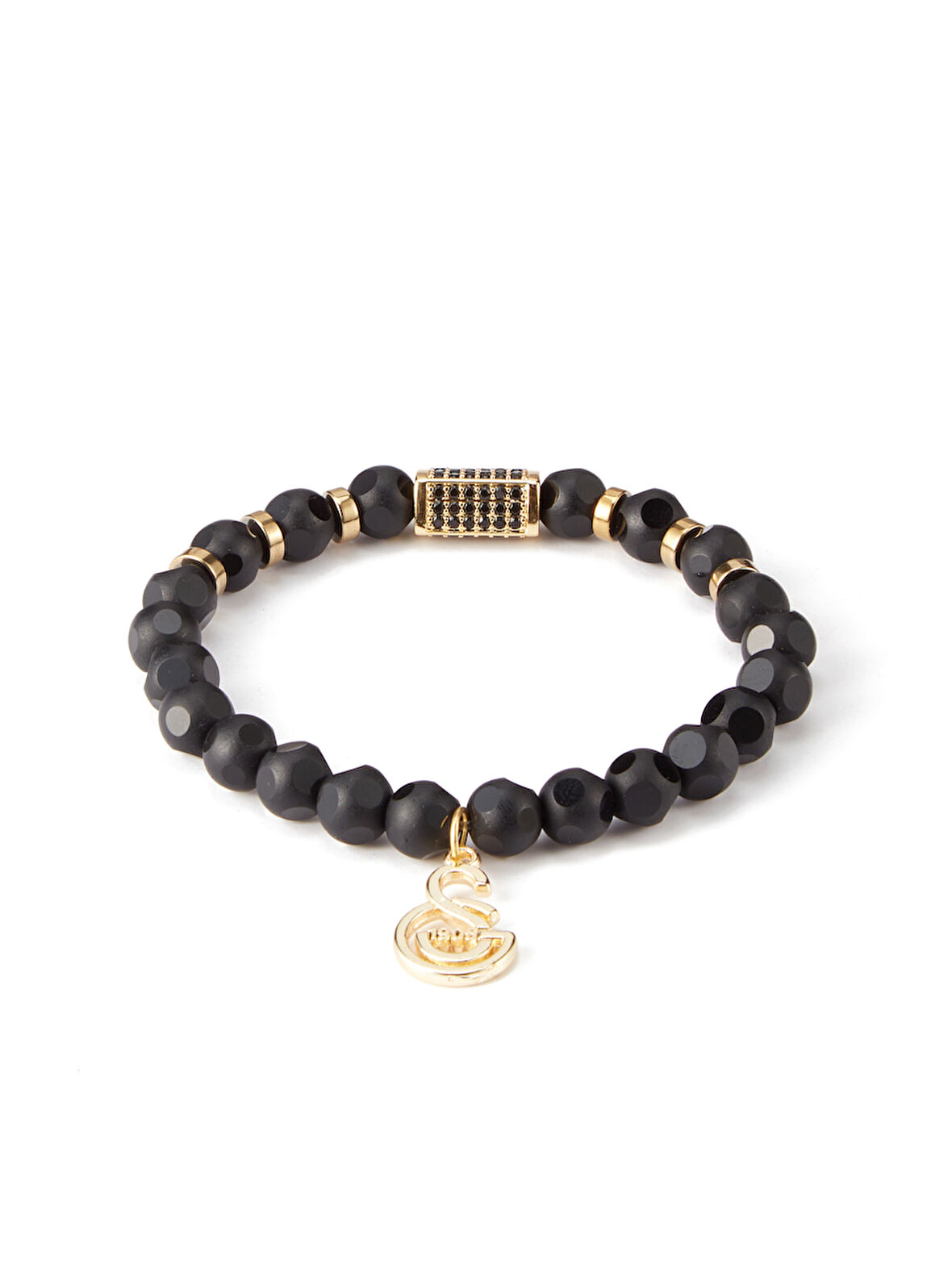 Galatasaray Doğal Taş (Zirkon-Oniks) Bileklik U241259