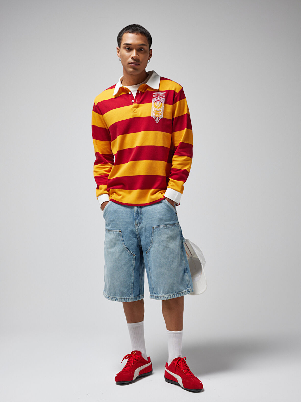 GSSTORE X Midground Erkek Polo Sweatshirt E251207