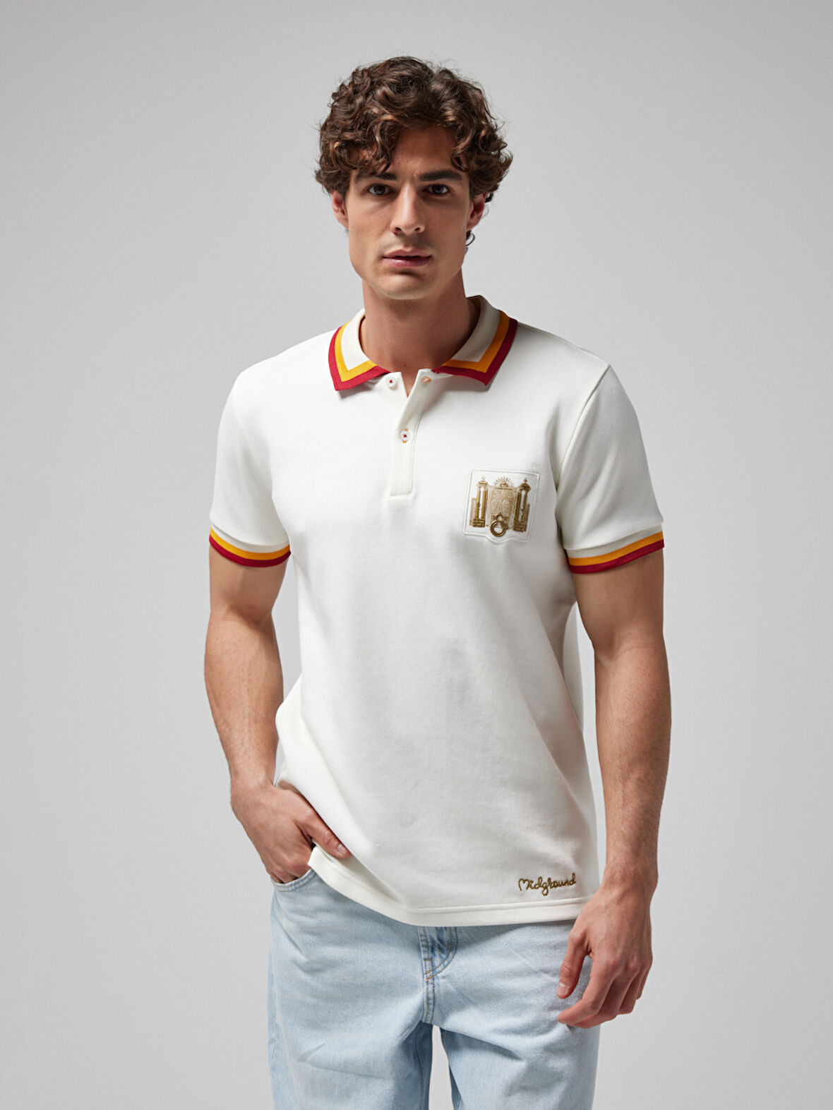GSSTORE X Midground Erkek Polo T-Shirt E251211