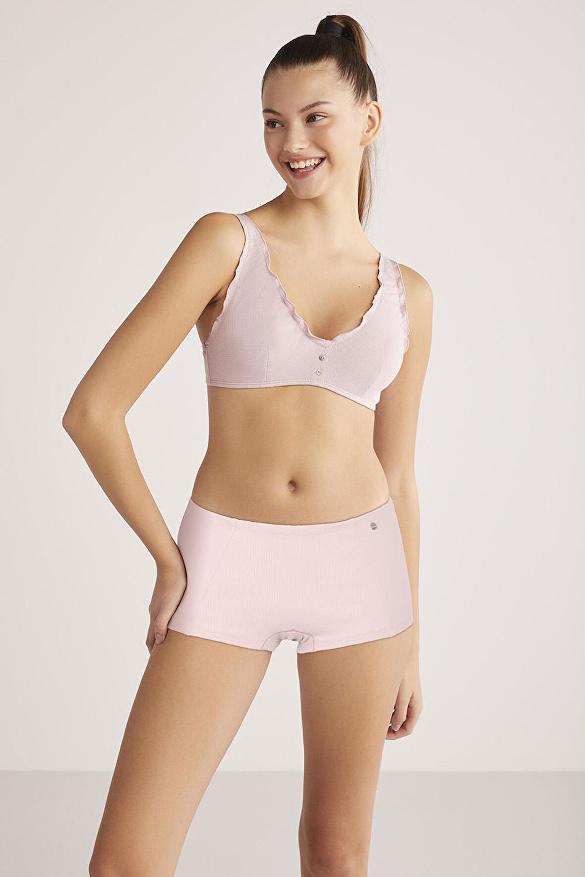 KOM Penny Genç Kız Boxer Pembe